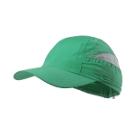 Casquette de sport personnalisée à 7 panneaux avec filet Sport couleur vert première vue