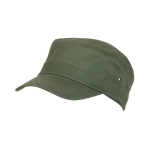 Casquette de style militaire personnalisable en coton peigné Military couleur vert première vue