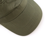 Casquette de style militaire personnalisable en coton peigné Military couleur vert troisième vue