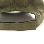 Casquette de style militaire personnalisable en coton peigné Military couleur vert quatrième vue