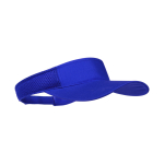 Visière personnalisée en polyester avec latéraux rembourrés Sport couleur bleu première vue