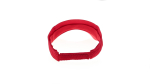 Visière personnalisée en polyester avec latéraux rembourrés Sport couleur rouge cinquième vue
