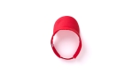 Visière en coton avec logo et fermeture velcro réglable en velcro Sun couleur rouge quatrième vue
