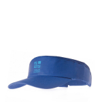 Visière en coton avec logo et fermeture velcro réglable en velcro Sun vue principale