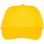 Casquette pour enfants personnalisée en coton 175 g/m² Héroe couleur jaune deuxième vue frontale