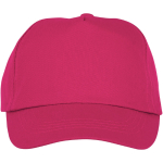 Casquette pour enfants personnalisée en coton 175 g/m² Héroe couleur rose deuxième vue frontale