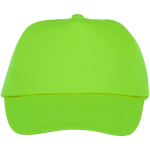 Casquette pour enfants personnalisée en coton 175 g/m² Héroe couleur vert lime deuxième vue frontale