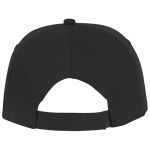 Casquette en coton 175 g/m², visière avec ligne blanche ClearLine Pro couleur noir deuxième vue arrière
