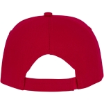 Casquette en coton 175 g/m², visière avec ligne blanche ClearLine Pro couleur rouge