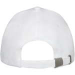 Casquette personnalisable en coton avec boucle 260 g/m² Hero Max couleur blanc deuxième vue arrière