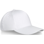 Casquette personnalisable en coton avec boucle 260 g/m² Hero Max couleur blanc vue latérale