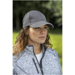 Casquette en coton 260 g/m² à 6 panneaux avec boucle couleur gris foncé image nature morte