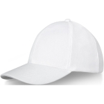 Casquette personnalisée en coton avec maille 260 g/m² Iconic couleur blanc deuxième vue frontale