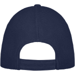 Casquette personnalisée en coton avec maille 260 g/m² Iconic couleur bleu marine deuxième vue arrière