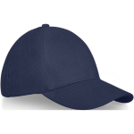 Casquette personnalisée en coton avec maille 260 g/m² Iconic couleur bleu marine vue latérale