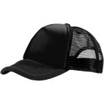 Casquette de style camionneur en polyester avec maille 100 g/m² Town couleur noir