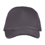 Casquette de style camionneur en polyester avec maille 100 g/m² Town couleur gris foncé deuxième vue frontale