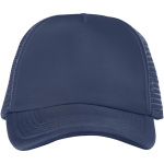 Casquette de style camionneur en polyester avec maille 100 g/m² Town couleur bleu marine deuxième vue frontale
