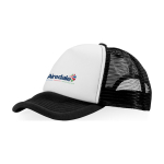 Casquette de style camionneur en polyester avec maille 100 g/m² Town vue impression transfert