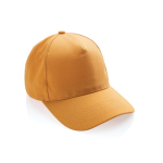 Casquette personnalisée en coton recyclé 280 g/m² Eco Plus couleur orange