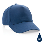 Casquette personnalisée en coton recyclé 280 g/m² Eco Plus couleur bleu marine