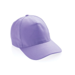 Casquette personnalisée en coton recyclé 280 g/m² Eco Plus couleur lilas