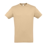 T-shirts publicitaires unisexes en 100% coton 150 g/m² SOL'S Regent couleur marron clair deuxième vue