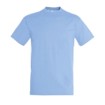 T-shirts publicitaires unisexes en 100% coton 150 g/m² SOL'S Regent couleur bleu pastel