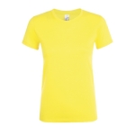T-shirt économique pour femmes 100% coton 150 g/m² SOL'S Regent couleur jaune sixième vue
