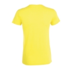 T-shirt économique pour femmes 100% coton 150 g/m² SOL'S Regent couleur jaune vue arrière