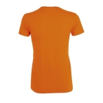 T-shirt économique pour femmes 100% coton 150 g/m² SOL'S Regent couleur orange vue arrière