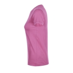 T-shirt économique pour femmes 100% coton 150 g/m² SOL'S Regent couleur rose vue latérale
