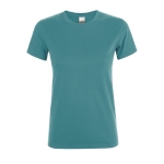 T-shirt économique pour femmes 100% coton 150 g/m² SOL'S Regent couleur turquoise