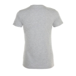 T-shirt économique pour femmes 100% coton 150 g/m² SOL'S Regent couleur gris chiné vue arrière