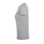 T-shirt économique pour femmes 100% coton 150 g/m² SOL'S Regent couleur gris chiné vue latérale