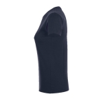 T-shirt économique pour femmes 100% coton 150 g/m² SOL'S Regent couleur bleu marine vue latérale