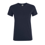 T-shirt économique pour femmes 100% coton 150 g/m² SOL'S Regent couleur bleu foncé