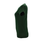 T-shirt économique pour femmes 100% coton 150 g/m² SOL'S Regent couleur vert foncé vue latérale