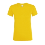 T-shirt économique pour femmes 100% coton 150 g/m² SOL'S Regent couleur jaune foncé