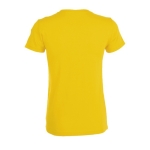 T-shirt économique pour femmes 100% coton 150 g/m² SOL'S Regent couleur jaune foncé vue arrière