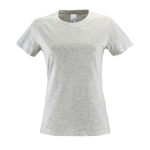 T-shirt économique pour femmes 100% coton 150 g/m² SOL'S Regent couleur gris clair chiné