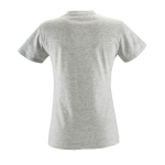 T-shirt économique pour femmes 100% coton 150 g/m² SOL'S Regent couleur gris clair chiné vue arrière
