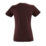 T-shirt économique pour femmes 100% coton 150 g/m² SOL'S Regent couleur grenat vue arrière