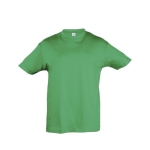 T-shirt pour enfants personnalisable coton 150 g/m² SOL'S Regent Kids couleur vert huitième vue