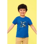 T-shirt pour enfants personnalisable coton 150 g/m² SOL'S Regent Kids couleur bleu foncé
