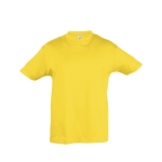 T-shirt pour enfants personnalisable coton 150 g/m² SOL'S Regent Kids couleur jaune foncé