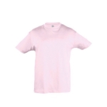 T-shirt pour enfants personnalisable coton 150 g/m² SOL'S Regent Kids couleur rose clair 