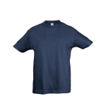 T-shirt pour enfants personnalisable coton 150 g/m² SOL'S Regent Kids couleur bleu jean