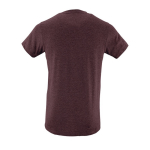 T-shirts publicitaires cintrés en coton 150 g/m² SOL'S Regent Fit couleur bordeaux vue arrière