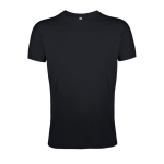 T-shirts publicitaires cintrés en coton 150 g/m² SOL'S Regent Fit couleur noir troisième vue